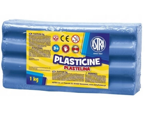 Plastelina 1kg Niebieska Astra_76878