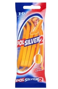 Jednorazowa maszynka do golenia dla mężczyzn, 10 szt Gillete Polsilver 2