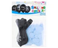 Balony Boy Or Girl? niebieskie konfetti 12 cali 4 szt. Godan_77088
