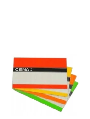 Cena laminowana format A10 6x4,5cm 50szt. Kalpack_77144