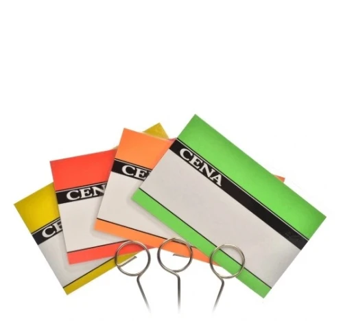 Etykieta cenowa duża A8 laminowana 50szt. Kalpack_77146