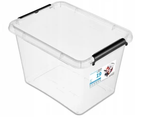 Pojemnik plastikowy z pokrywą 19L 39x29x26cm SimpleStore Orplast