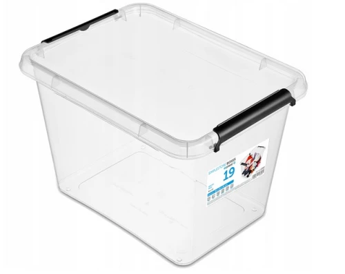 Pojemnik plastikowy z pokrywą 19L 39x29x26cm SimpleStore Orplast_77162