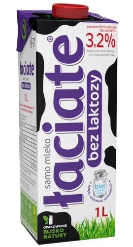 Mleko bez laktozy 3,2% – 1L Łaciate _77306