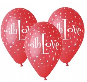 Balony Premium With Love 30cm 5szt GS110/P080 Godan