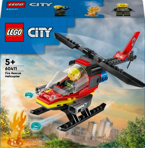 Klocki Lego City 5+ Strażacki helikopter ratunkowy 60411 _77580