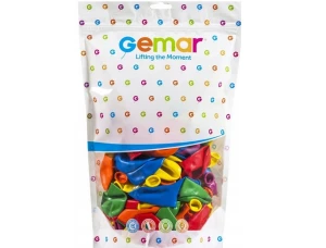Balony pastelowe 26cm 50szt mix kolorów Gemar
