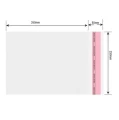 Torebka foliowa PP z klejem 100szt.  25X35+5 25ml 100szt_77737