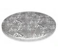 Podkład pod tort w srebrny27,5 cm śred. 1szt Angielski_77757