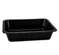 Pojemnik wielorazowy PP do zgrzewu T1 227/178/50mm 1L niedzielony czarny 50sztuk Bitner_77816
