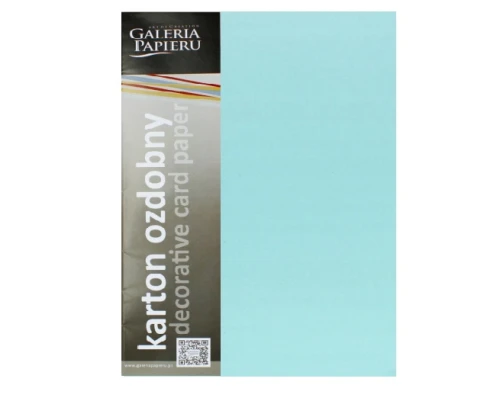 Karton Wizytówkowy A4 200g 20ark Mika Błękitny Galeria Papieru_77852