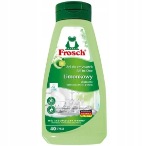Żel do zmywarek limonkowy 650 ml  ALL in 1L Frosch