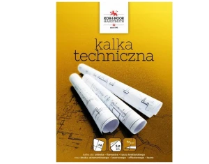 Kalka techniczna A4 przezroczysta 20 arkuszy 90g/m2 Koh-I-Noor