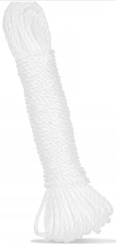 Sznurek do bielizny biały wytrzymały 20m Akma_78783