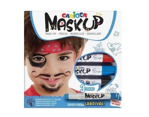 Kredki do malowania twarzy 3 kolory Carioca_78828