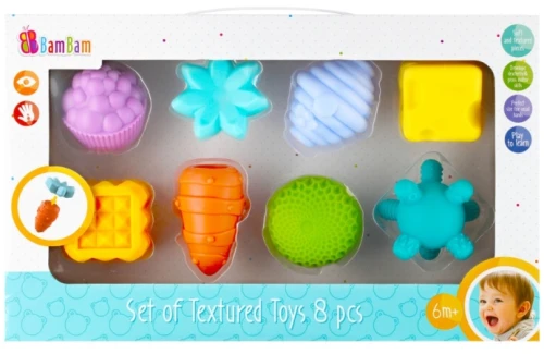 Zestaw zabawek sensorycznych 8szt. 6M+ Bam Bam_79157