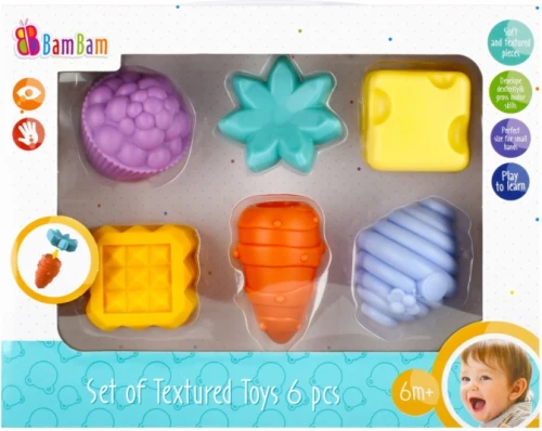 Zestaw zabawek sensorycznych 6szt. 6M+ Bam Bam_79153