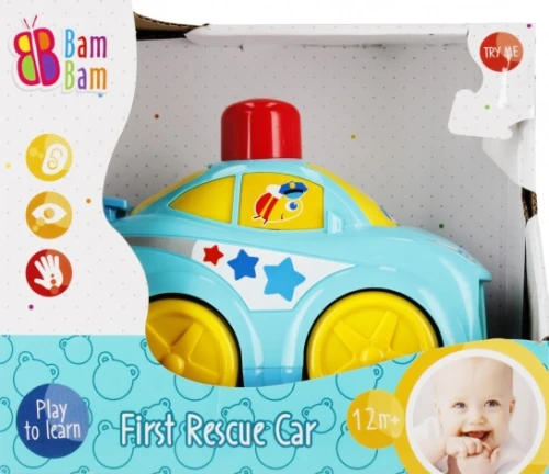 Zabawka edukacyjna auto mały policjant 12M+ Bam Bam_79215