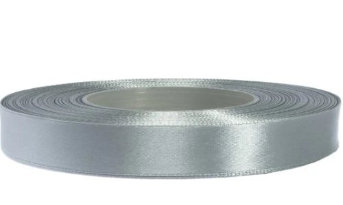 Wstążka satynowa 12mm x 32mb Popielata 8136 Aksa_79338