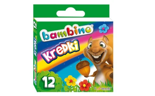 Kredki woskowe 12kol. Bambino_22734