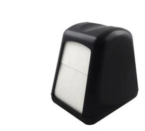 Dyspenser - dozownik do serwetek na stolik czarny 17x17cm Clarina
