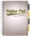 Kołozeszyt B5 200 stron w kratkę popielaty Navy Pukka Pad _80249