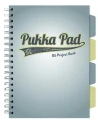 Kołozeszyt B5 200 stron w kratkę popielaty Navy Pukka Pad _80248