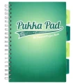 Kołozeszyt B5 200 stron w kratkę zielony Navy Pukka Pad _80252