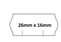 Taśma do metkownicy fala 2rzędowa fluor zielona OP.5 rolek x 600szt. Kal-Pack_31108