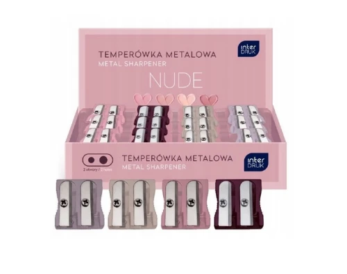 Temperówka podwójna metalowa Nude Interdruk_80666