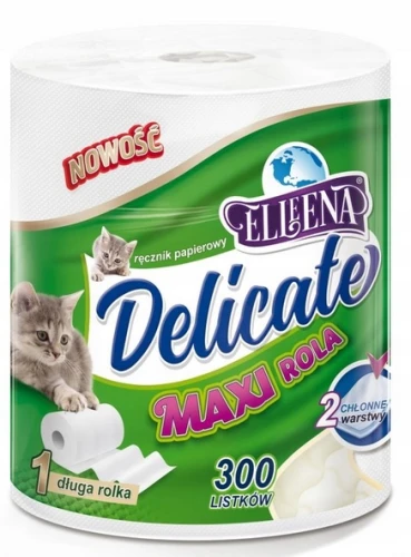 Ręcznik papierowy celuloza w opakowaniu 1 szt. biały Elleena_81148