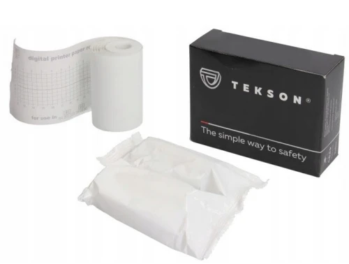 Papier do tachografu cyfrowego uniwersalny 1 karton (3 rolki) TEKSON_81807