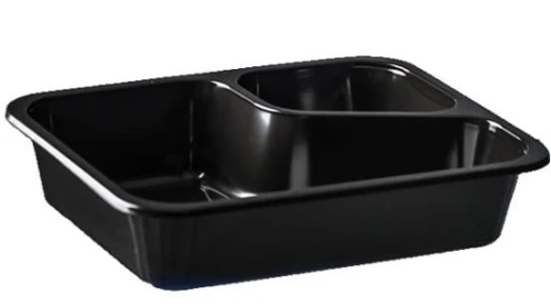 Pojemnik dwukomorowy do zgrzewu czarny colt 50mm 50szt. Radpak_81851