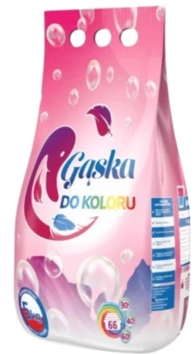 Proszek do prania 5 kg do kolorowych tkanin 66 prań Gąska _81964