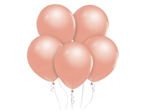 Balony lateksowe różowo złote 10szt 30cm Godan