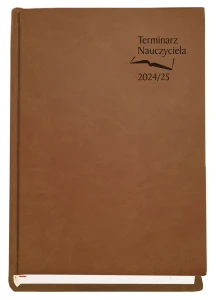 Terminarz nauczyciela A5 2024/2025 T-155V-S2 Brązowy