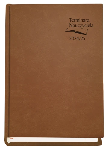 Terminarz nauczyciela A5 2024/2025 T-155V-S2 Brązowy_82281