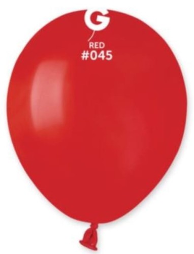 Balon A50 pastel 5’ czerwony 100 Gemar_82294