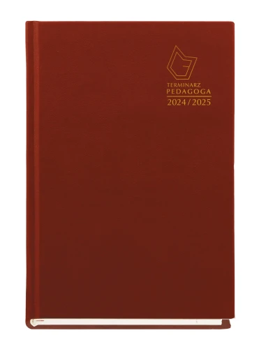 Terminarz Pedagoga  A5 2024/2025 T-150V-B Bordowy_82300