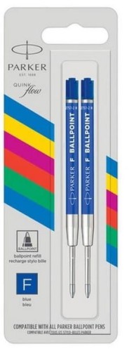 Wkład do długopisu 0,5 mm niebieski 2 szt. Parker_82324