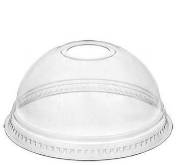 Wieczko wypukłe 82mm 50szt. z otworem do kubka 300ml _82485