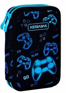 Piórnik dwukomorowy bez wyposażenia go playing Astrabag