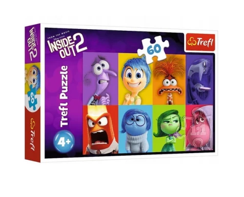 Puzzle 60 elementów 4+ 17397 W głowie się nie mieści 2 Tref