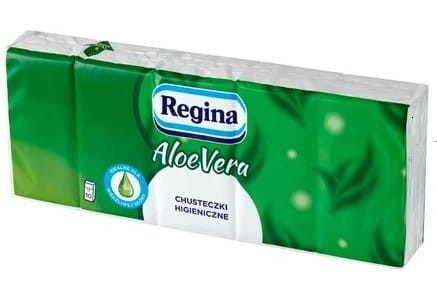 Chusteczki higieniczne Aloe Vera 10x9 szt. Regina