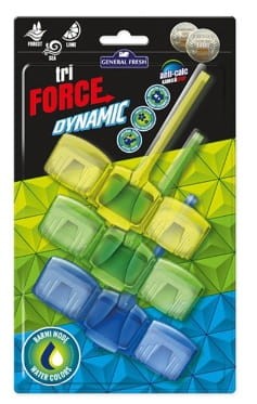 Zawieszki do WC Tri Force Dynamic Leśna, Limonka, Morska 3x50G General Fresh