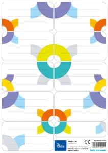 Naklejki na zeszyt KN001-09 Tetis Koła