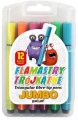 Flamastry Jumbo trójkatne w etui 12 kolorów Titanum