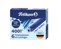 Naboje Atrament  Pelikan 6szt Krótkie Niebieskie_82893