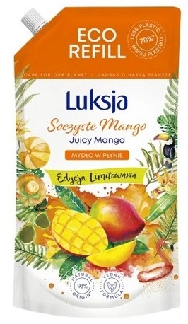 Mydło w płynie Creamy Soft Mango, zapas 900ml Luksja_83603