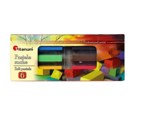 Pastele suche 6 kolory 208690 Titanum_83421